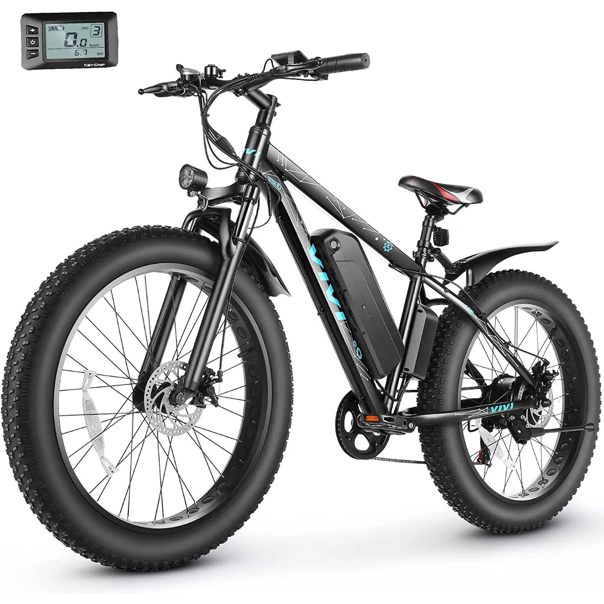 26 x 4.0 Fat Tire 500W All Terrain Electric Bike D99896
