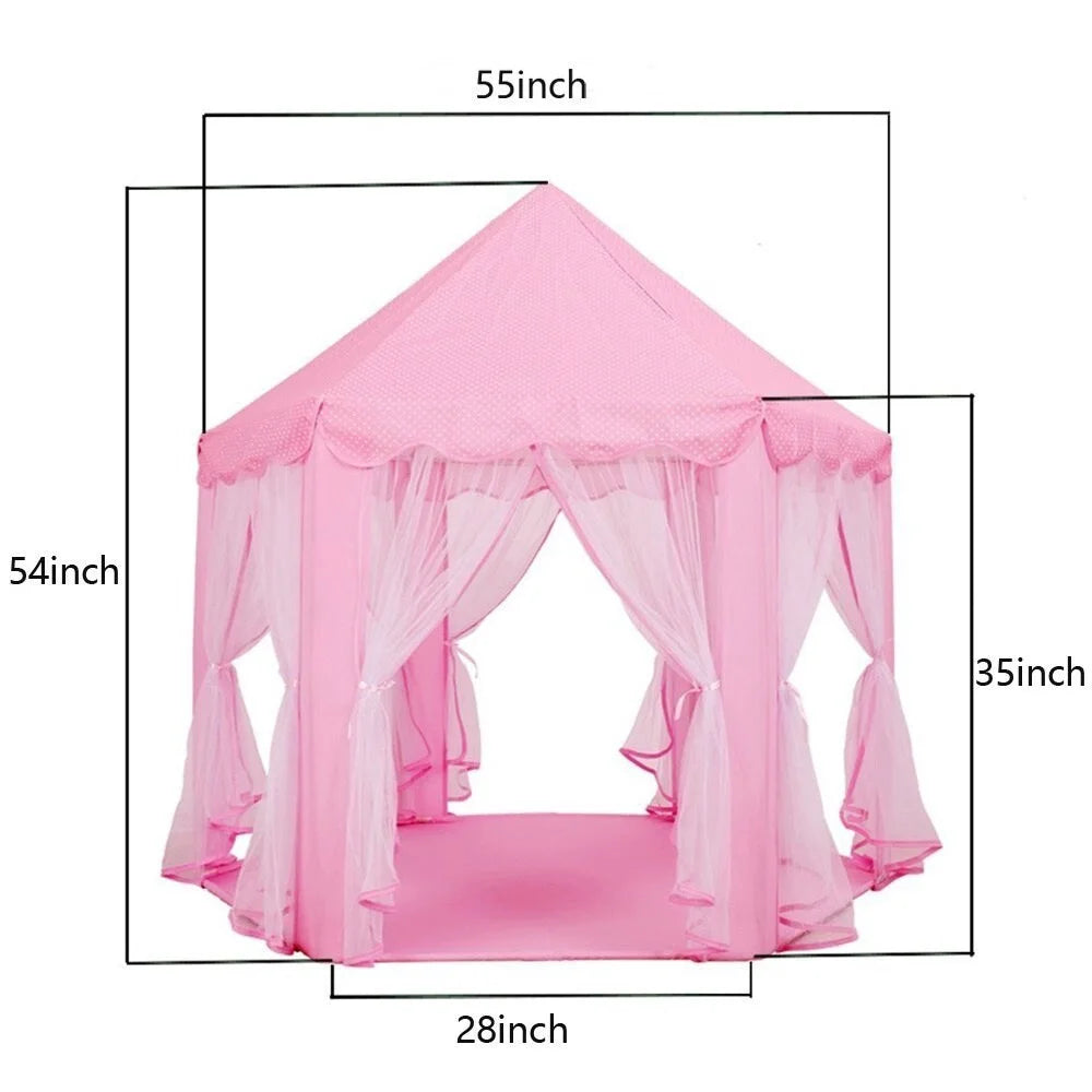 Hexagon Indoor Play Tent with Multicolor Lights N4174