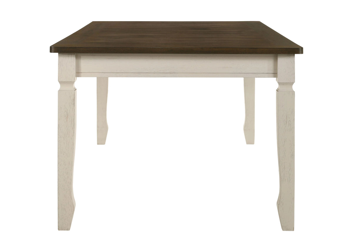 Weathered Oak Cream Dining Table W645696