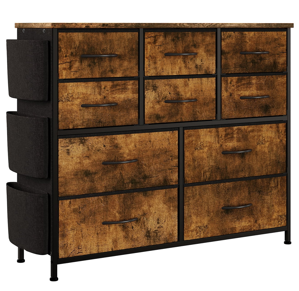 10 Drawers Wood Top Dresser F836465