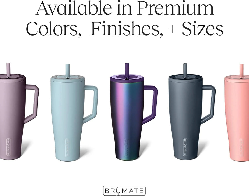 30 oz Stainless Steel Insulated Tumbler with Lid and Straw V75846