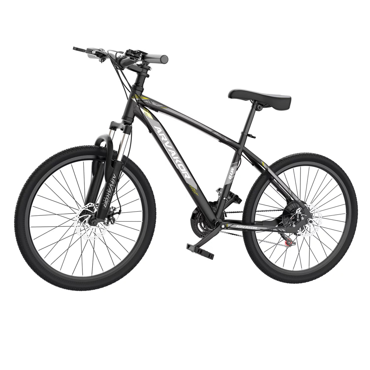 26'' Mountain Bikes 21 Speeds Double Disc Brake Gray X600