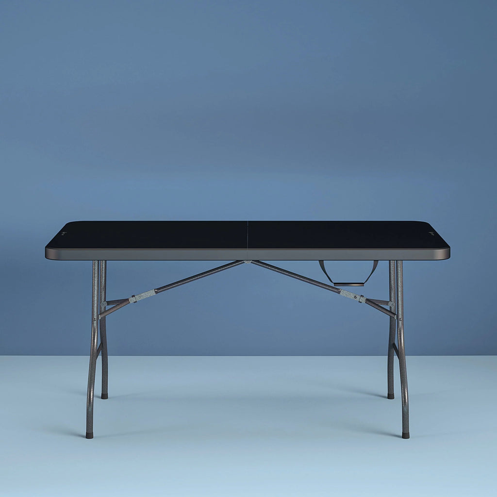 Black 6 Foot Folding Table S821693
