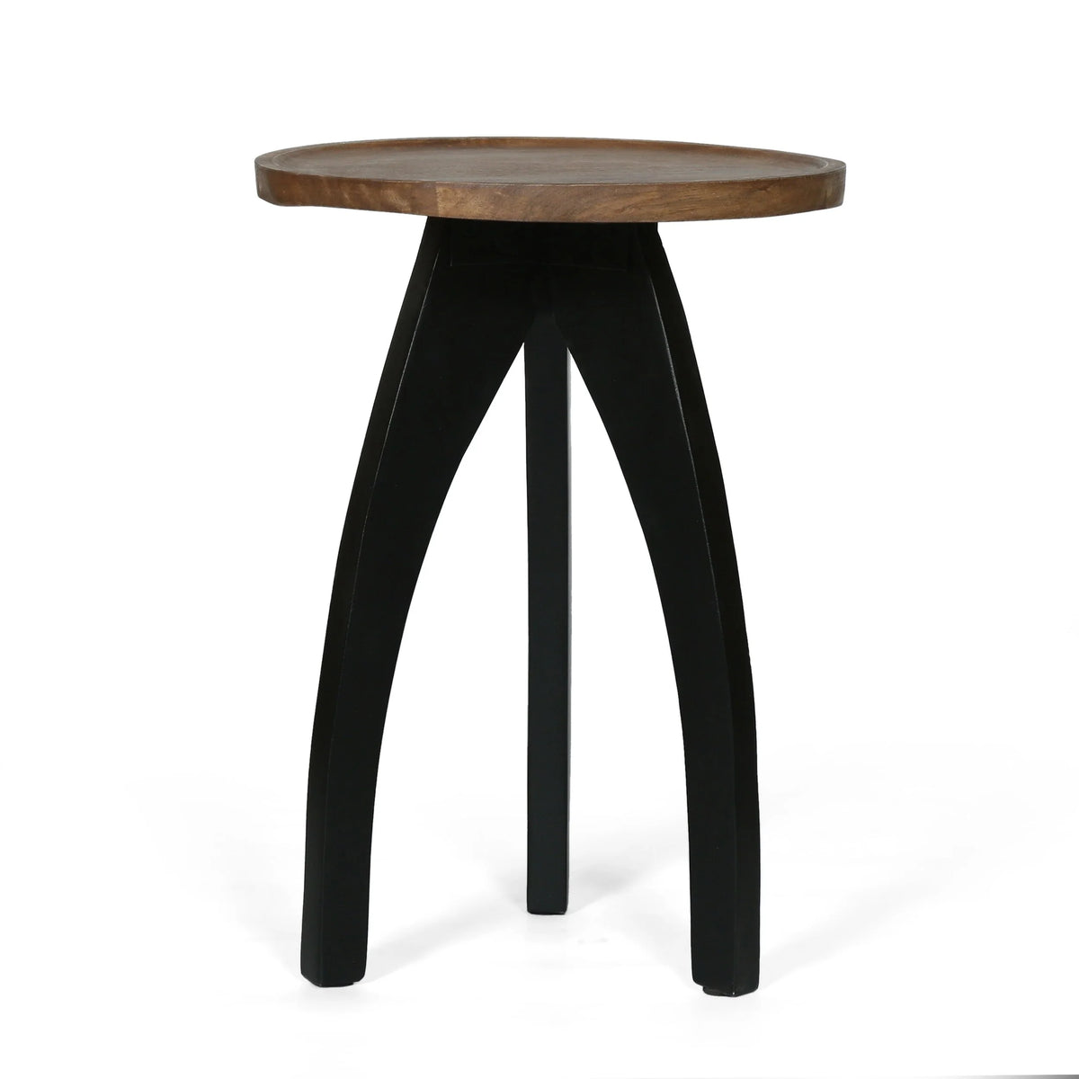 Mango Wood Handcrafted Side Table E980125