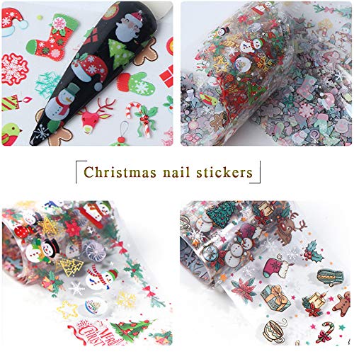 Christmas Nail Art Foil Transfer Stickers 30 Rolls C586621