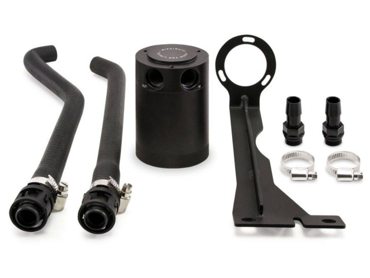 Black Baffled Oil Catch Can Kit Q12715