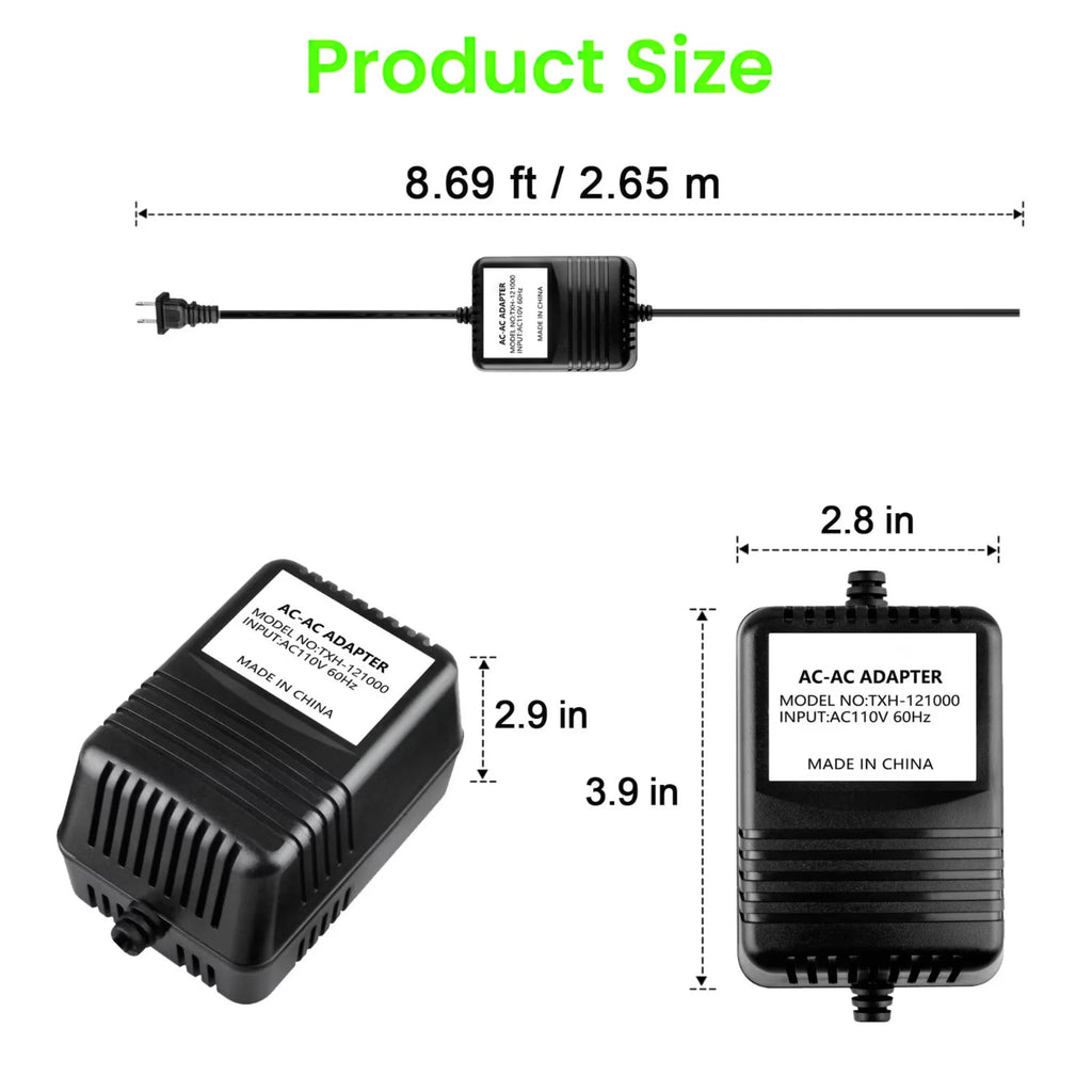 9V 2A AC-AC Adapter Charger A903059