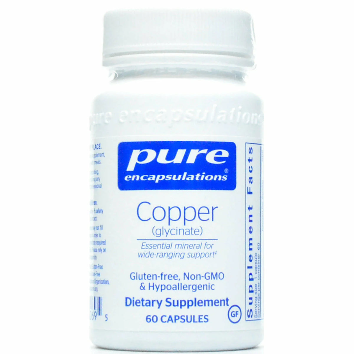 Copper (glycinate) 2 mg 60 vcaps N9397