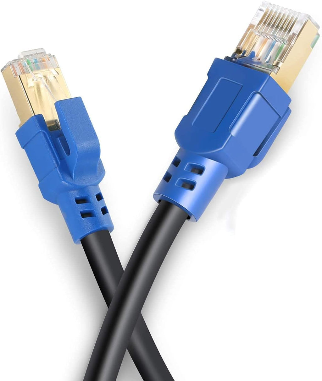 Cat 7 150ft Outdoor Ethernet Cable 26AWG 10Gbps 600Mhz F109