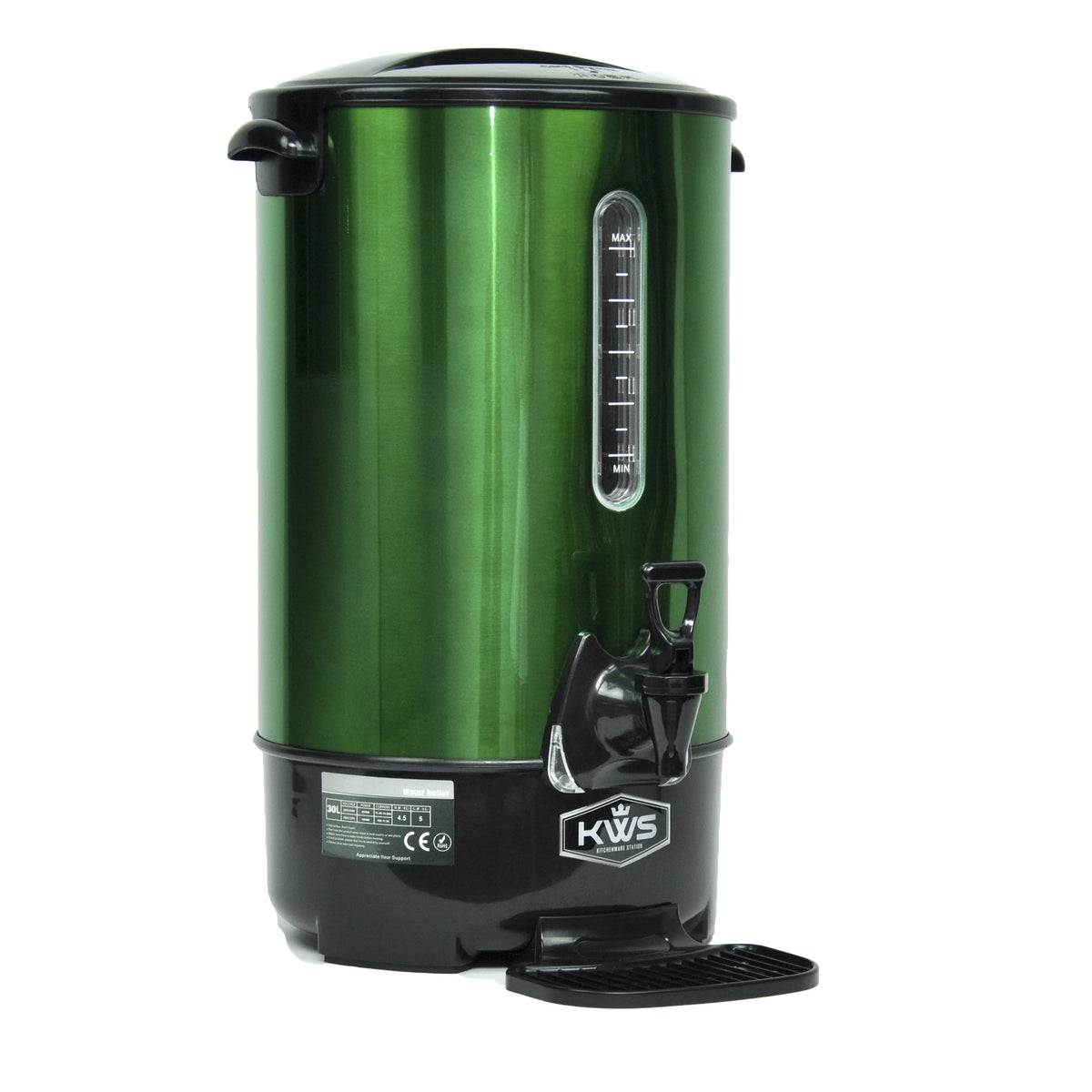 9.7L/41Cups Commercial Heat Insulated Water Boiler and Warmer Stainless Steel Z11863