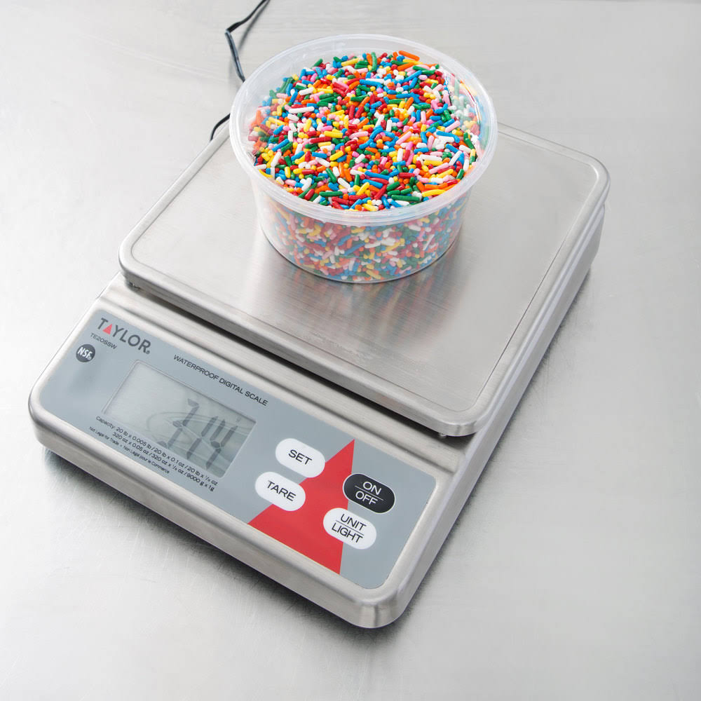 20 lb. Waterproof Digital Portion Control Scale D5658