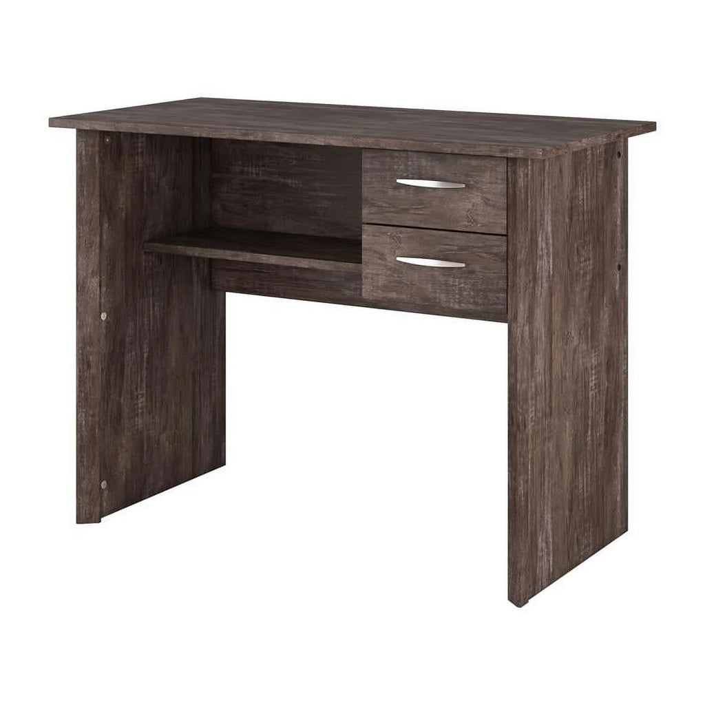 Rustic Brown Two Drawer Desk X28359