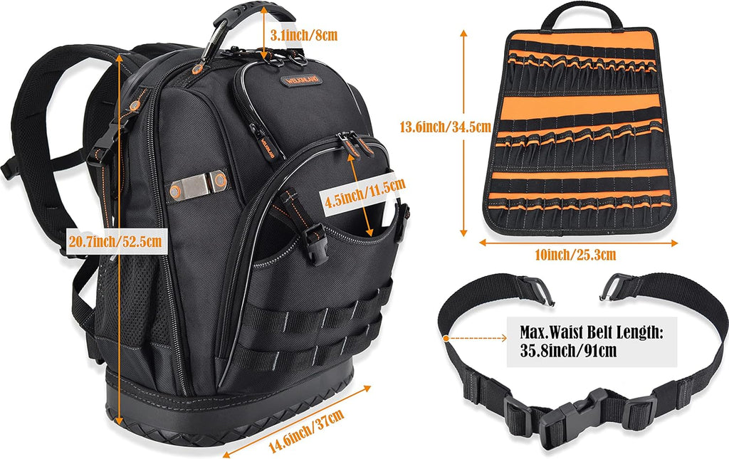 77-Pockets Tool Backpack U401