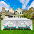 10'x 20' Canopy Tent with 6 Removable Sidewalls White Q175848