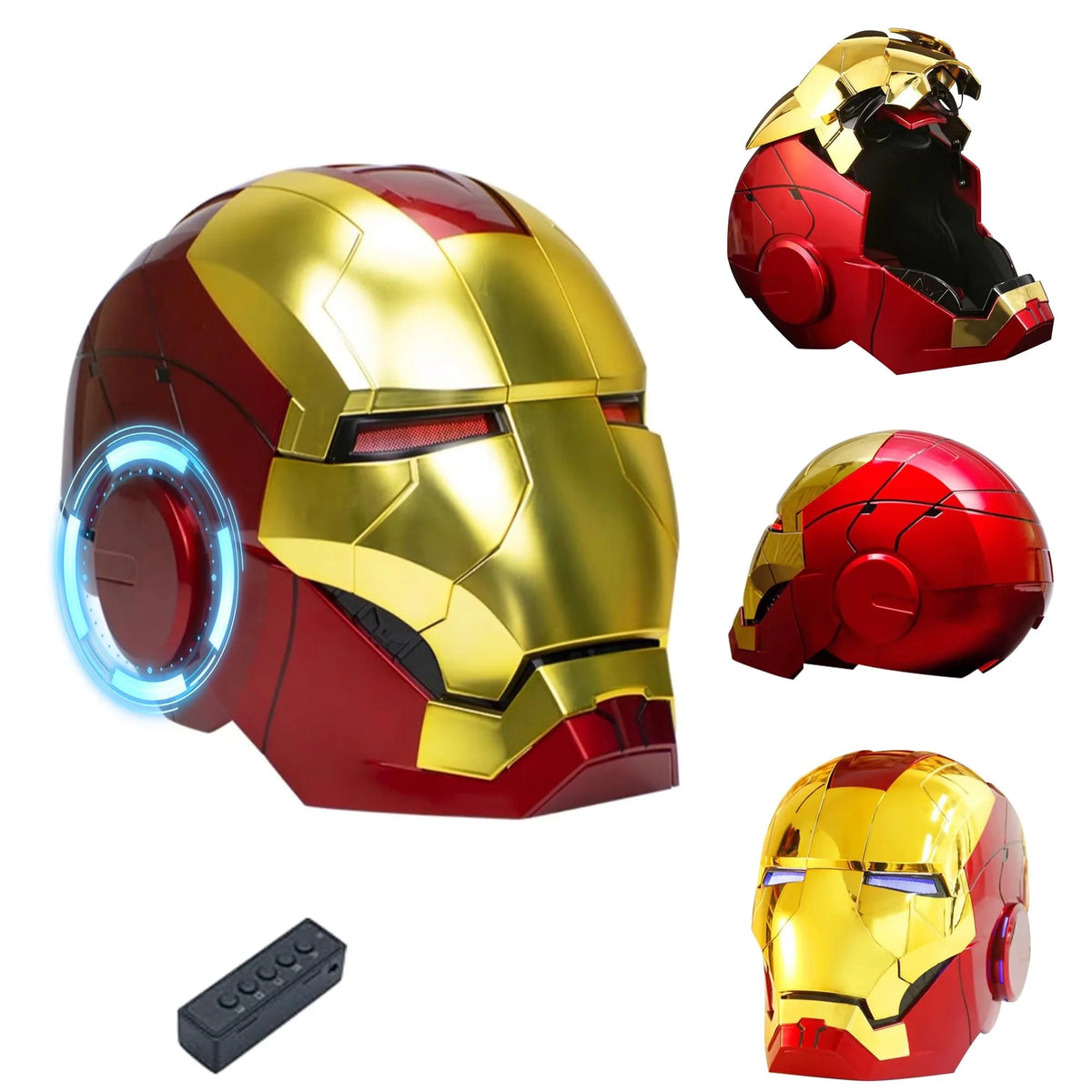 Wearable Electronic Helmet with Sounds & LED Eyes 1:1 Model P4291