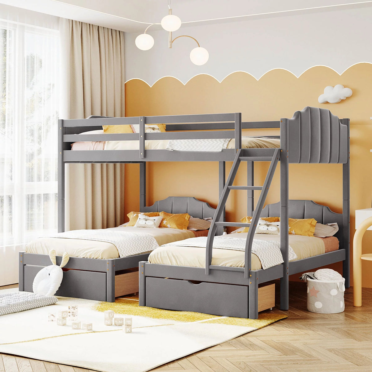 Triple Bunk Bed W1124