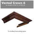 Vented Crown Molding for Wall Mount Range Hood D112016