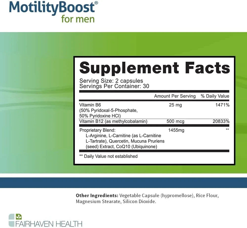 Male Fertility Supplement 150 Capsules Y843439