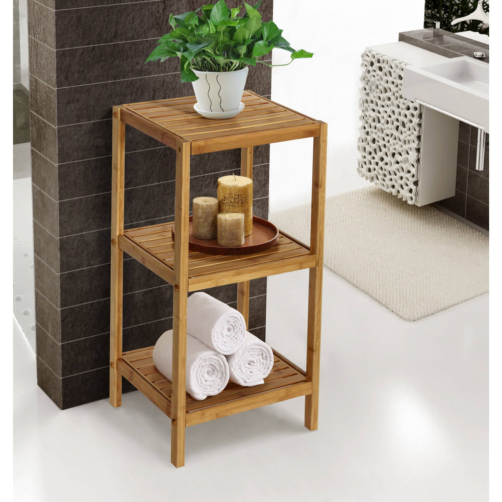 White 3 Shelf Tower U77790