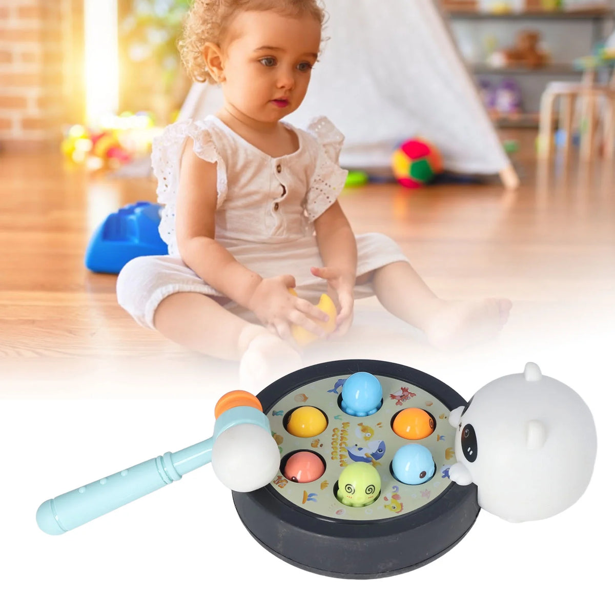 Sensory Music Pounding Toy with Hammer H39779