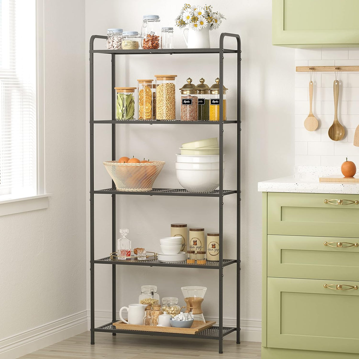 5-Tier Metal Storage Shelving Unit N65025