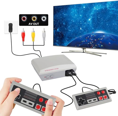 TV Retro Game Console with 2 Wired Controllers K143194