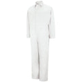 White Twill Action Back Coverall A238961
