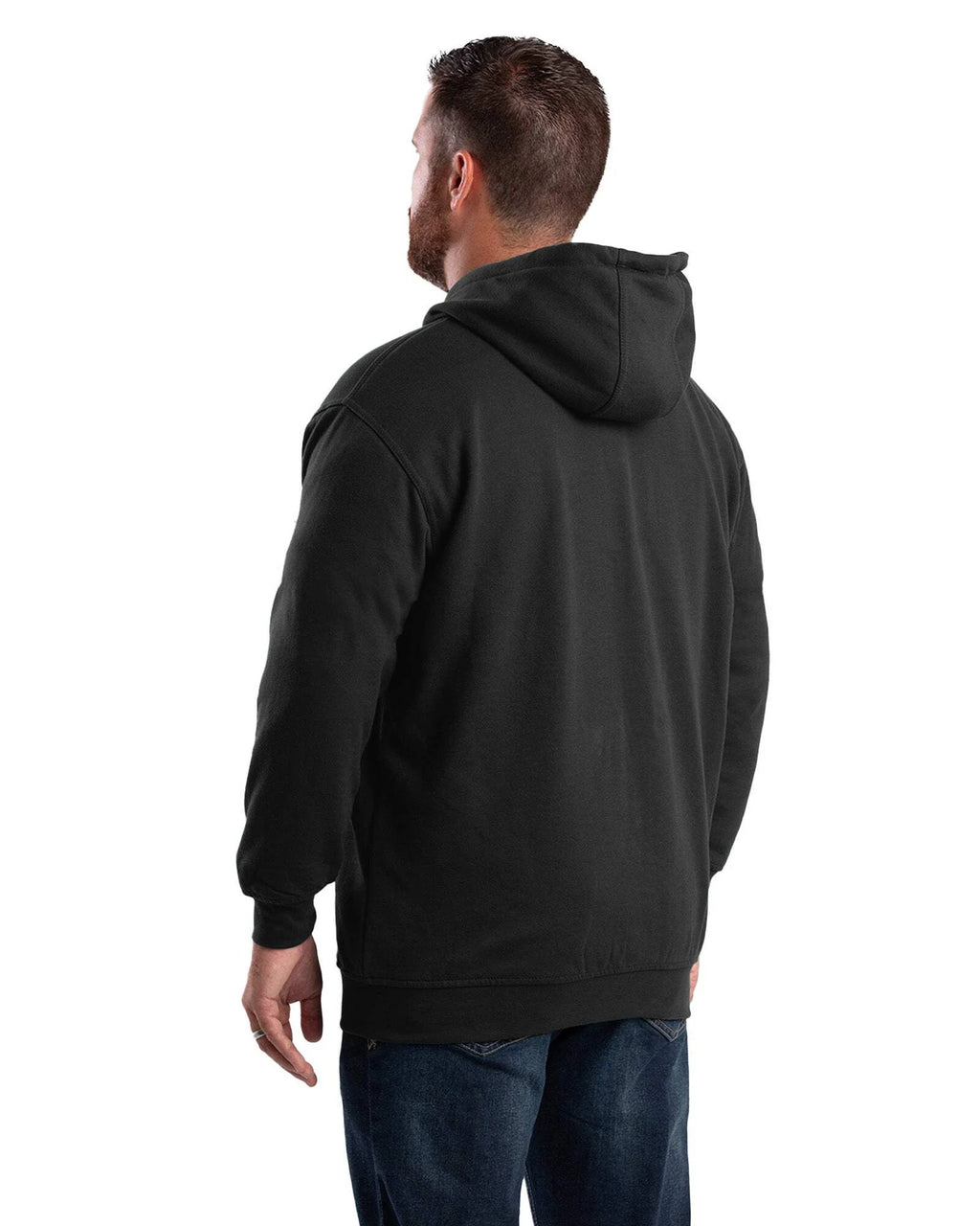 Thermal-Lined Full-Zip Hooded Sweatshirt N876