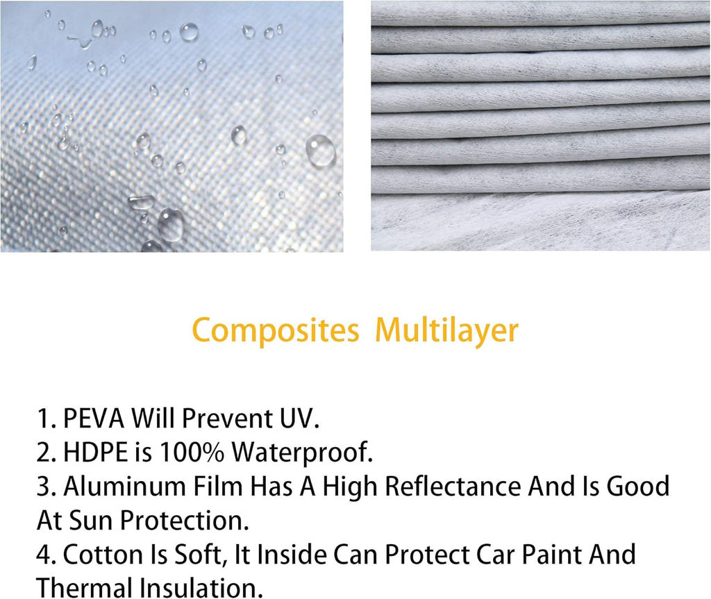 SUV Car Cover Waterproof All Weather with Zipper K4531
