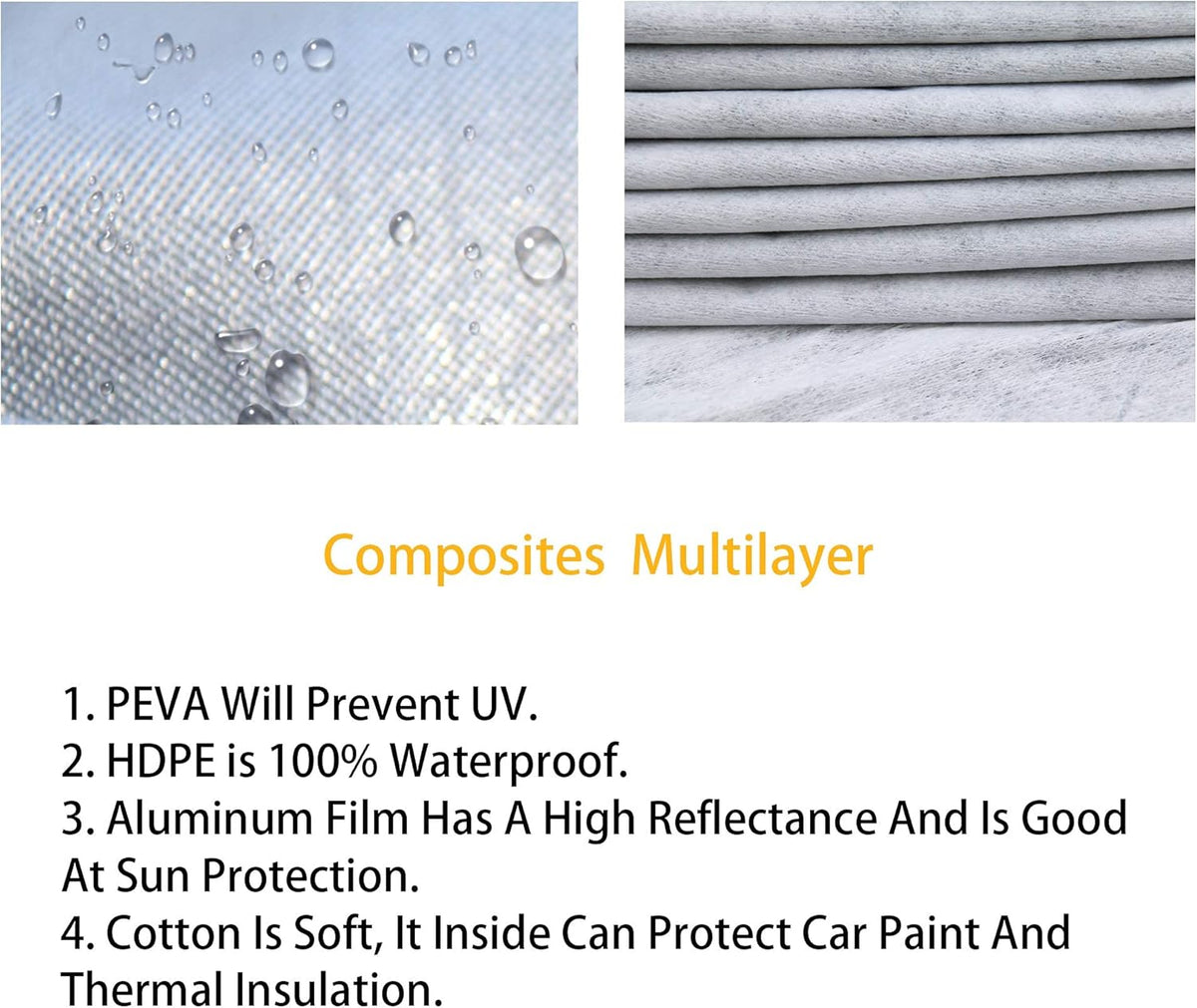 SUV Car Cover Waterproof All Weather with Zipper K4531