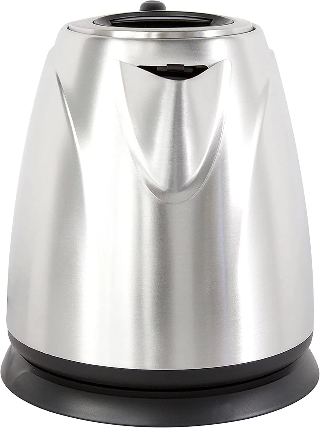 Cordless Compact Electric Kettle in Brushed Stainless Steel, 1-Liter, Silver Q205