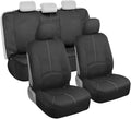 Gray Stitch Neoprene Waterproof Car Seat Covers Pack of 2 S316