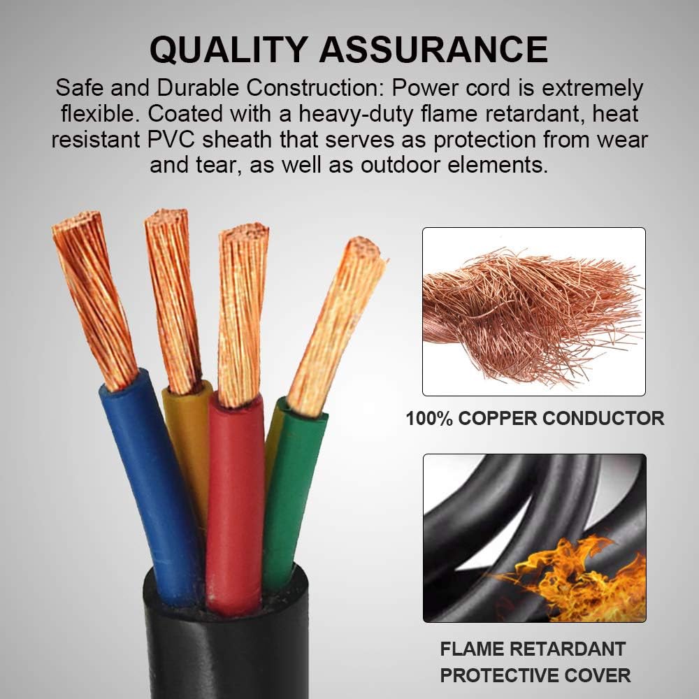30FT 50A Heavy Duty RV Power Adapter Cable B888