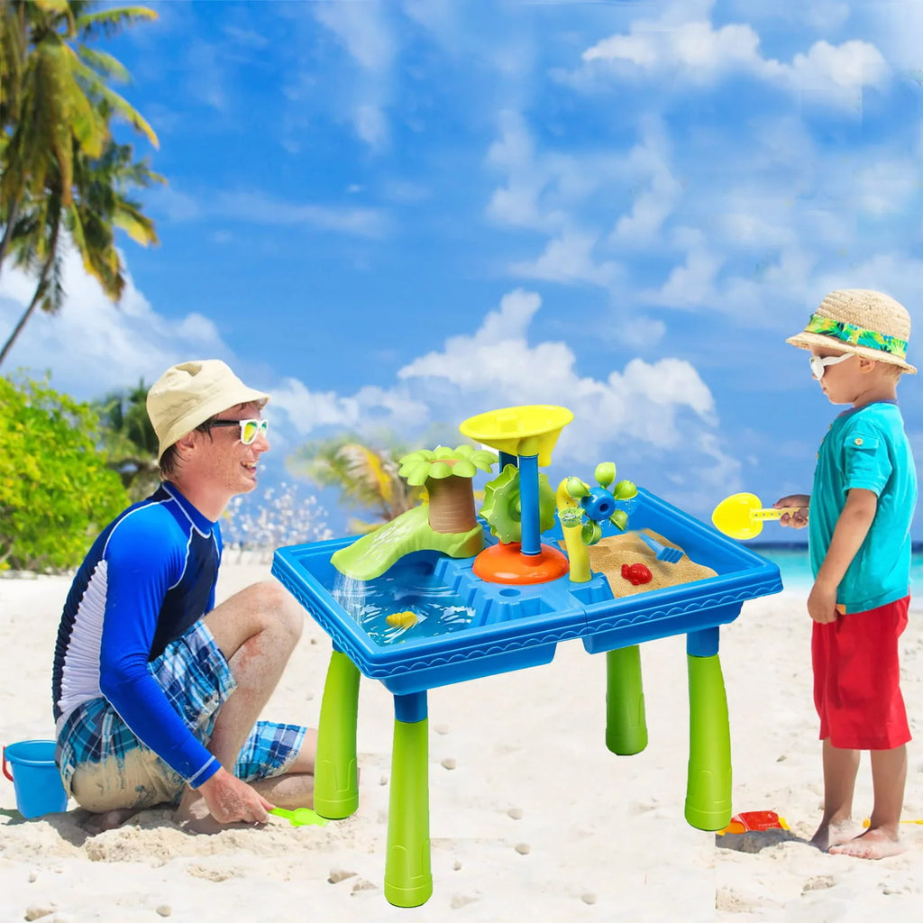 Water Tables for Toddlers Outdoor Sand Toys 38Pcs Set A173