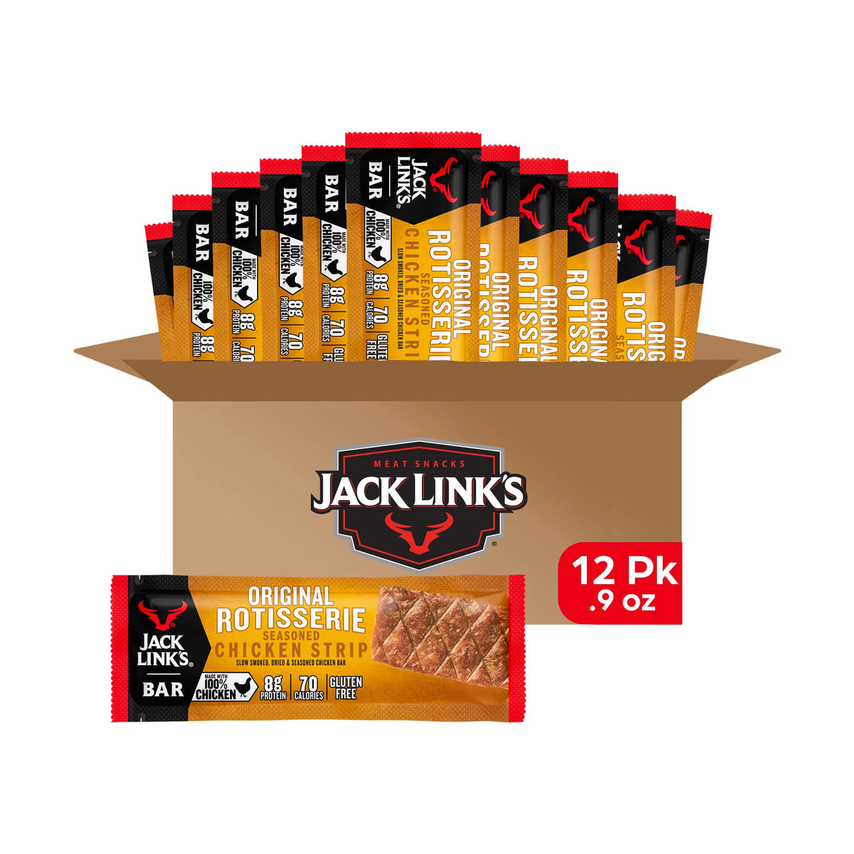 Rotisserie Chicken Meat Bars 12 Count I903