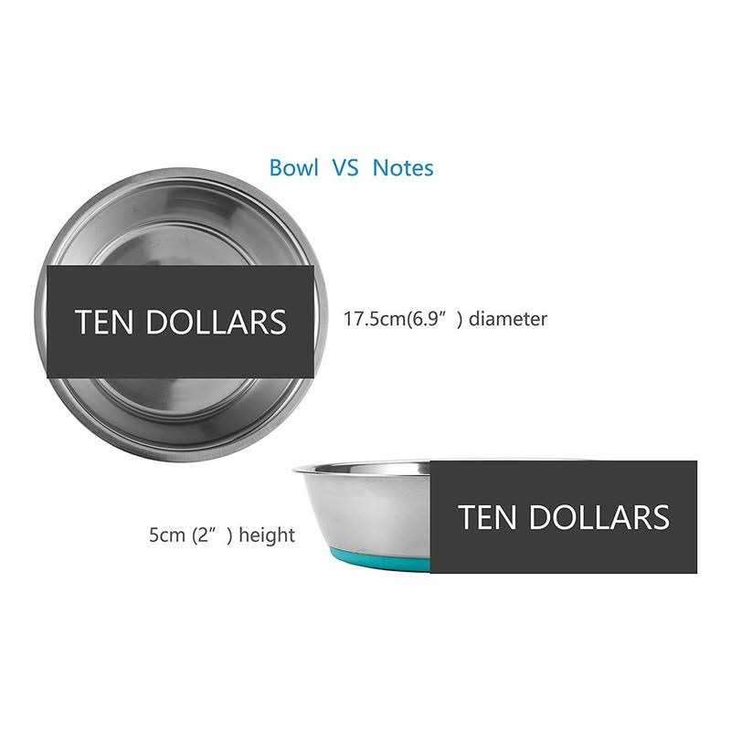 Stainless Steel Anti-Slip Dog Bowls C648040