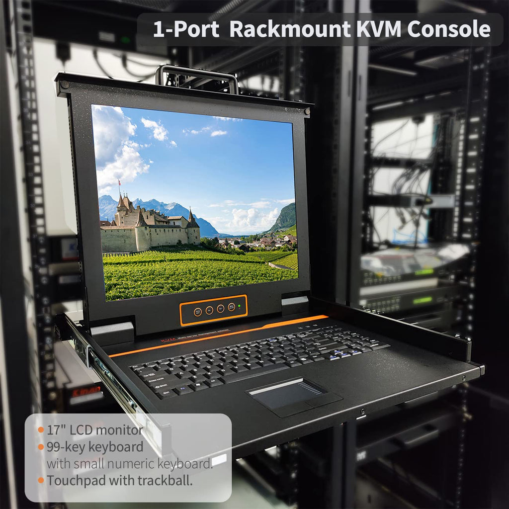 17" LCD Rackmount KVM Console with VGA Switch T72013