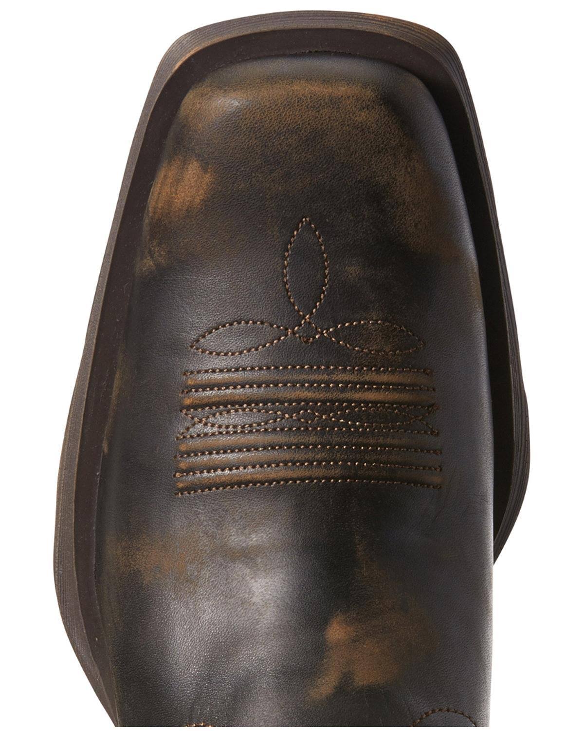 Distressed Brown Men&s 11.5 Work Boots D685770