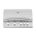 32-Inch 4-Burner Built-In Propane Gas Grill With Rear Infrared Burner C1205