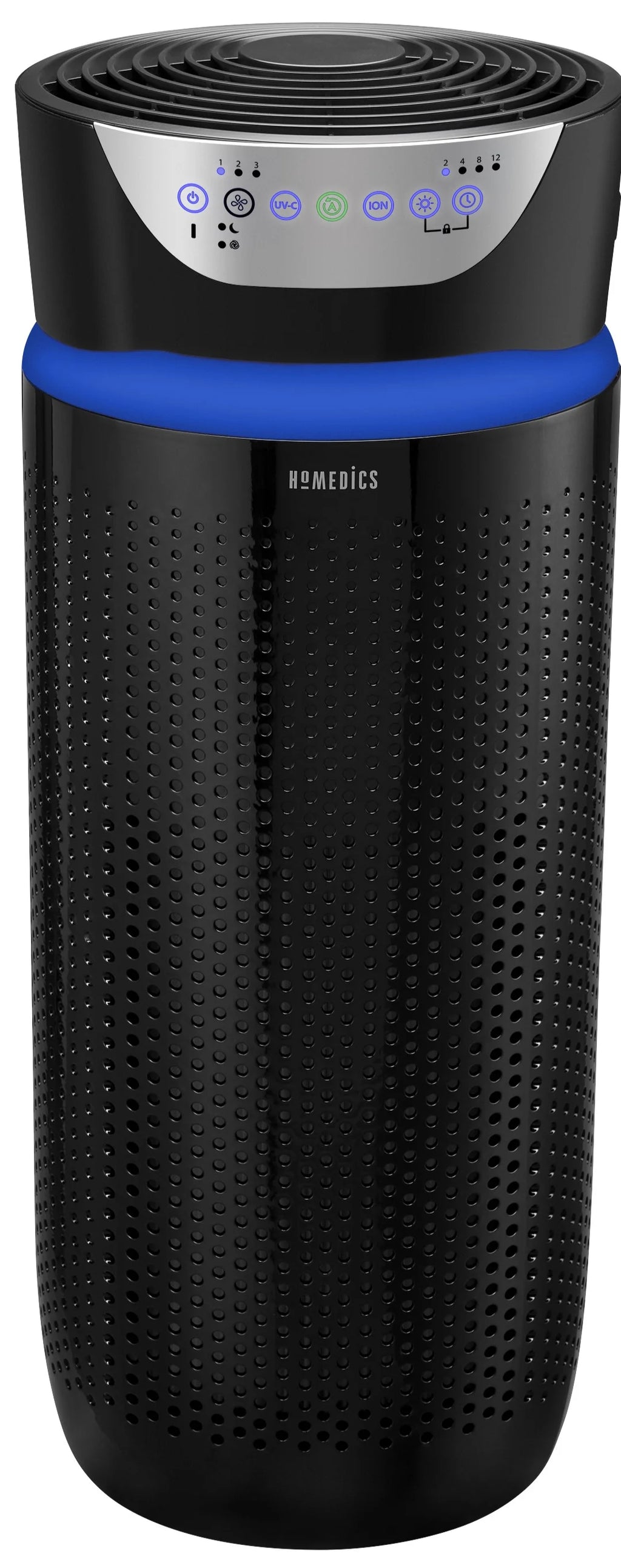 White HEPA UV-C 5-in-1 Tower Air Purifier L440