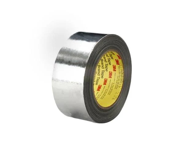 Silver 7.3 Mil Aluminum Foil/glass Cloth Tape 36 Yard Roll V8334