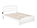Queen Wood Platform Bed Frame with Headboard and Footboard V634960