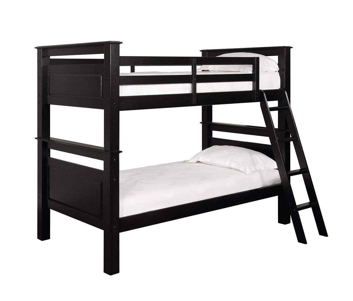 Twin Bunk Bed in Black W387357