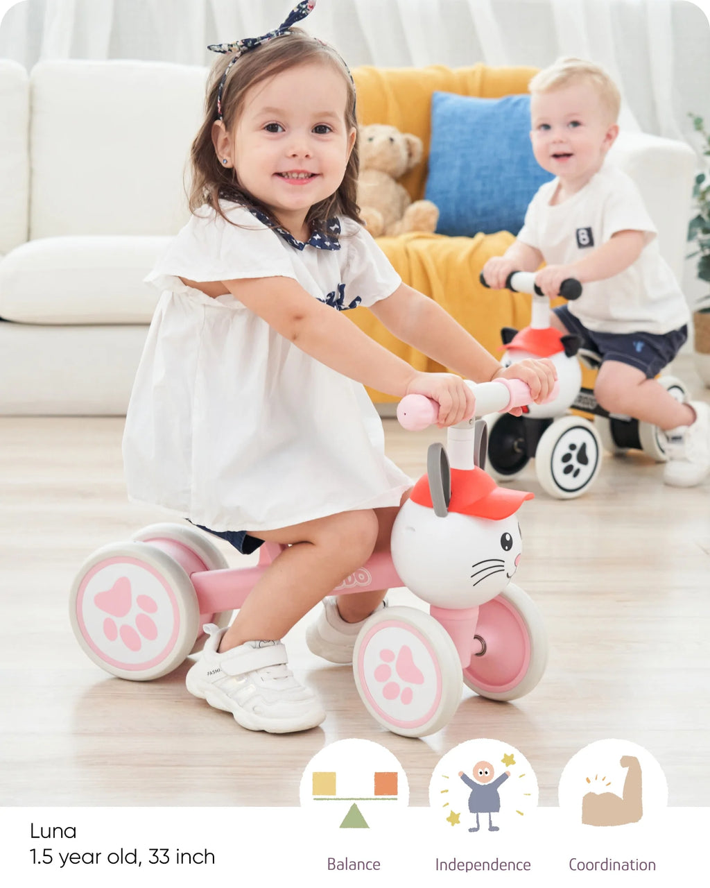 Baby Balance Bike for 1-2 Year Old M227