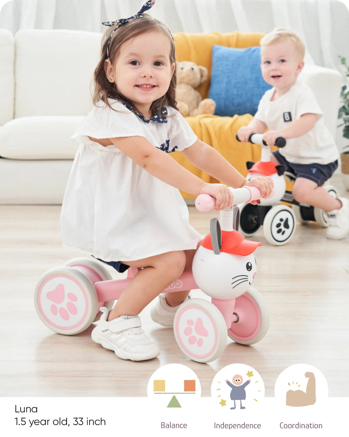 Baby Balance Bike for 1-2 Year Old M227