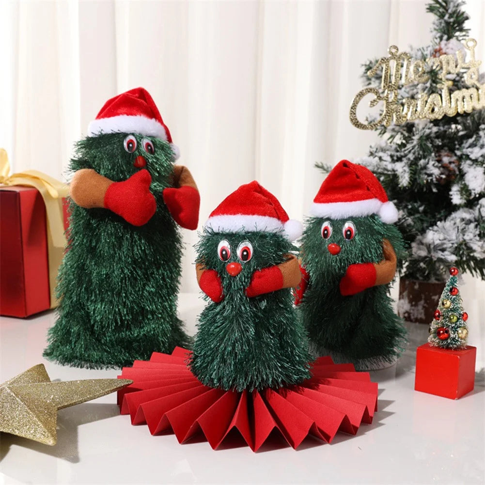 Christmas Tree Plush Toy Dancing Singing Doll S27973