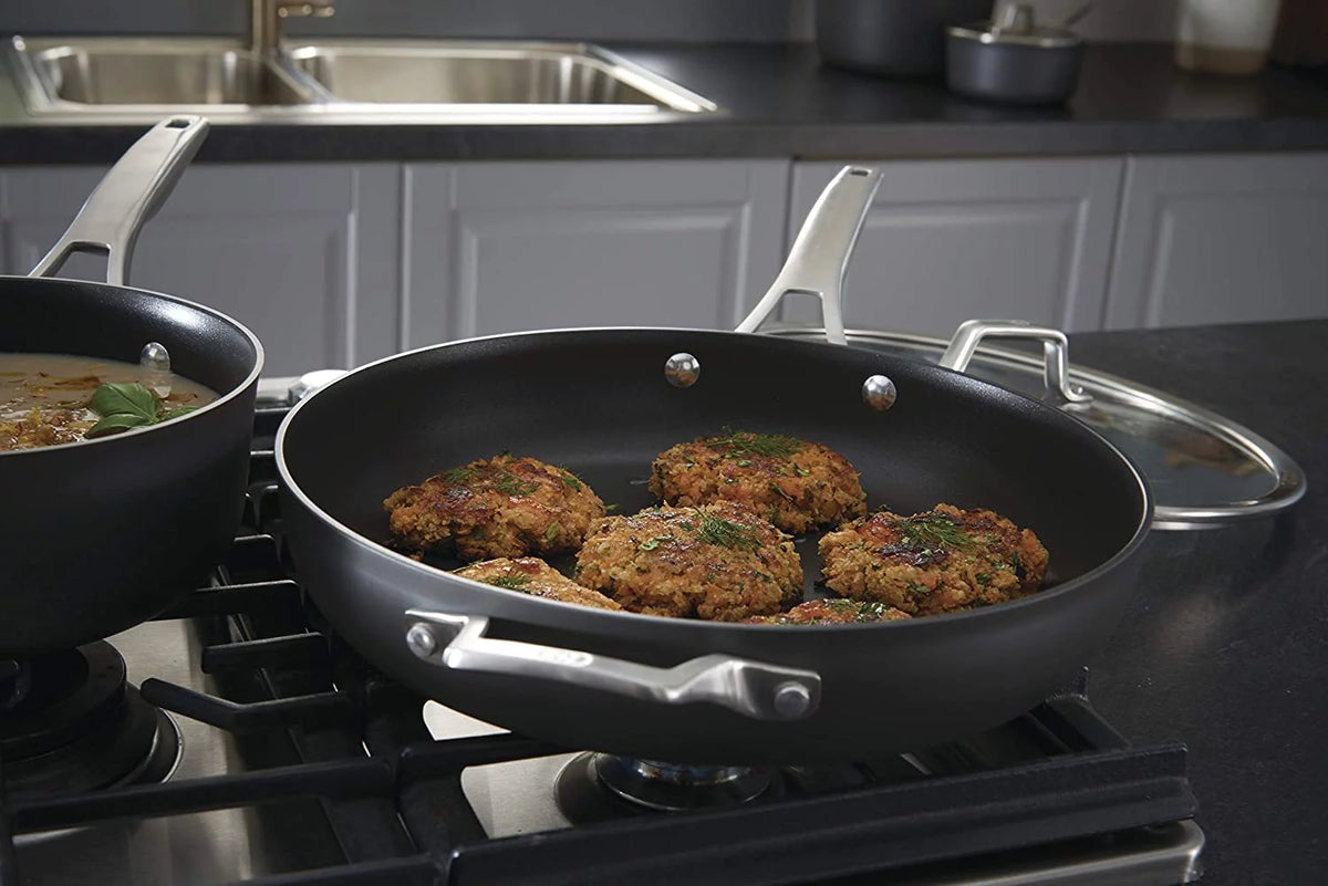11-Piece Nonstick Cookware Set with Stay-Cool Handles F615