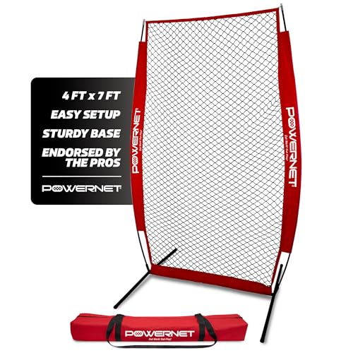 Portable 7-FT Softball & Baseball Pitching Net Q899952