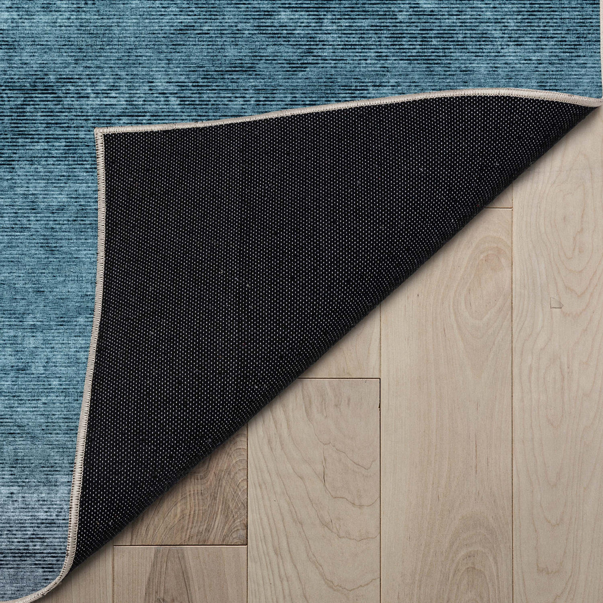 Blue Gold Vintage Flatweave Area Rug G255