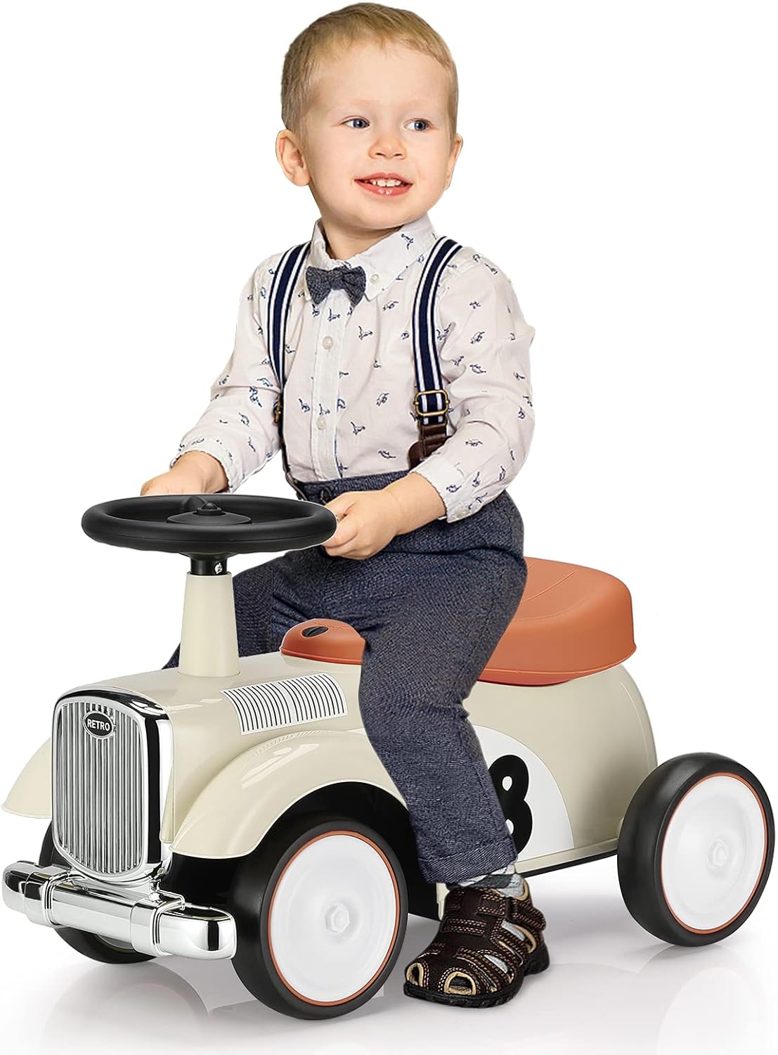Kids Ride on Toy Foot-to-Floor Sliding Car with Storage V770522